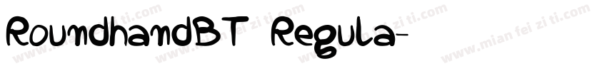 RoundhandBT Regula字体转换